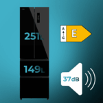 Bolero CoolMarket Combi F2D 400 Black Glass E - Imagen 4