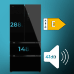 Bolero CoolMarket FD 436 Black Glass E - Imagen 4