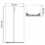 Bolero CoolMarket SBS 592 WD Dark E - Imagen 2