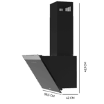 Bolero Flux DT 606500 Glass Black A - Imagen 3